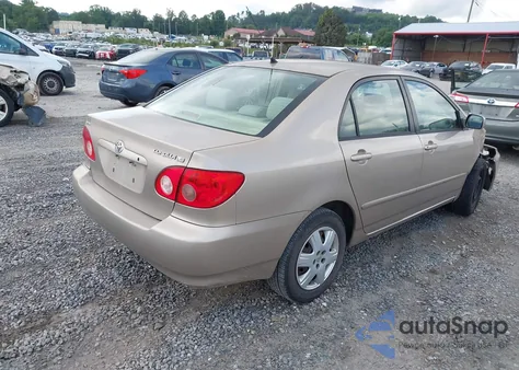 2006 Toyota Corolla Le из США, поврежденный, VIN 1NXBR32E26Z587775